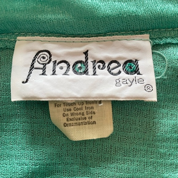 VINTAGE Green Dress - Picture 5 of 7